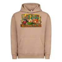Pigment Burro happy thanksgiving Urban Hoodie - FaDigitalArtStudio