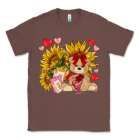 Chestnut valentines day sunflowers with bear hjf Classic Tee - NancyCooperArtShop