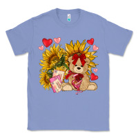 Valentines Day Sunflowers With Bear Hjf Classic Tee | Teevron