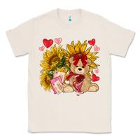 Natural valentines day sunflowers with bear hjf Classic Tee - NancyCooperArtShop