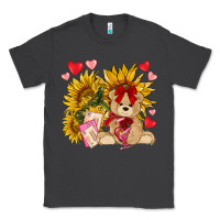 Smoke valentines day sunflowers with bear hjf Classic Tee - NancyCooperArtShop
