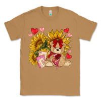 Toasted Coconut valentines day sunflowers with bear hjf Classic Tee - NancyCooperArtShop
