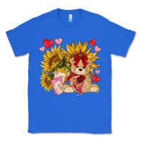 True Royal valentines day sunflowers with bear hjf Classic Tee - NancyCooperArtShop