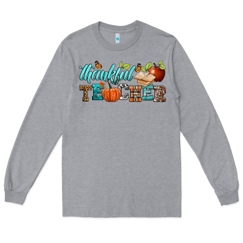 Thankful Teacher Long Sleeve Tee by BundleAndBundleShop | Teevron