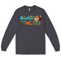 Smoke thankful teacher Long Sleeve Tee - BundleAndBundleShop