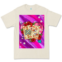 Bone playing cards with pearls and glitter air Premium Tee - AdoDesignShop