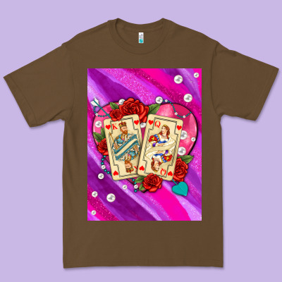 Playing Cards With Pearls And Glitter Air Premium Tee Designed By Adodesignshop