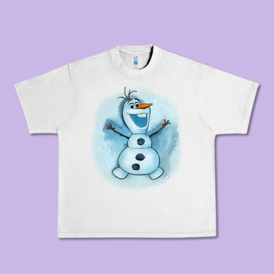 Olaf Snowman Urban Heavy Tee Designed By Adodesignshop