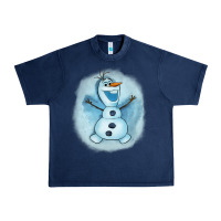 Navy olaf snowman Urban Heavy Tee - AdoDesignShop