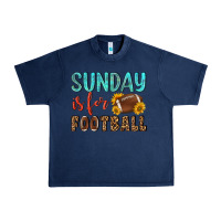 Navy sunday is for football Urban Heavy Tee - NancyCooperArtShop