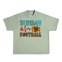 Oil Green sunday is for football Urban Heavy Tee - NancyCooperArtShop