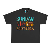 Pigment Black sunday is for football Urban Heavy Tee - NancyCooperArtShop