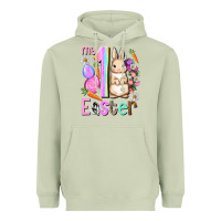 Matcha My first Easter Girl Easter Day Heavyweight Hoodie - HowdyJamesFarm