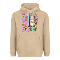 My First Easter Girl Easter Day Heavyweight Hoodie | Teevron