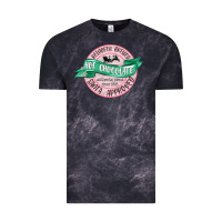 Cloud Black reindeer brewed santa approved pink Vintage Tee - MaliasSmallBusiness