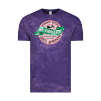 Cloud Purple reindeer brewed santa approved pink Vintage Tee - MaliasSmallBusiness