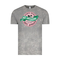 Cloud Rock reindeer brewed santa approved pink Vintage Tee - MaliasSmallBusiness