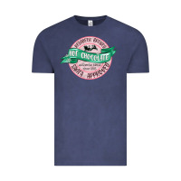 Vintage Denim reindeer brewed santa approved pink Vintage Tee - MaliasSmallBusiness