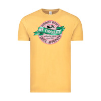 Vintage Mustard reindeer brewed santa approved pink Vintage Tee - MaliasSmallBusiness