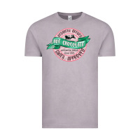 Vintage Zinc reindeer brewed santa approved pink Vintage Tee - MaliasSmallBusiness