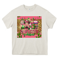 Cream cafecito y chisme coffee cups Heavy Core Tee - Jasminsmagicworld