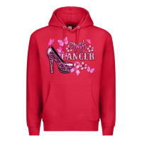 Cardinal Crush Cancer with high heels Cancer Awareness Premium Hoodie - HowdyJamesFarm