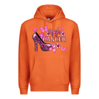 Carrot Crush Cancer with high heels Cancer Awareness Premium Hoodie - HowdyJamesFarm