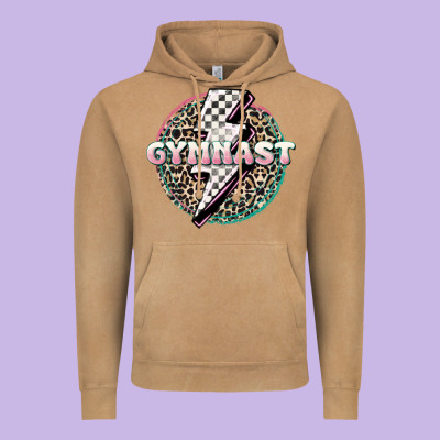 Gymnast Vintage Hoodie Designed By Maliassmallbusiness