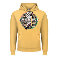 Vintage Mustard gymnast Vintage Hoodie - MaliasSmallBusiness