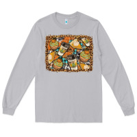 Moon Dust autumn distressed background Long Sleeve Tee - BundleAndBundleShop