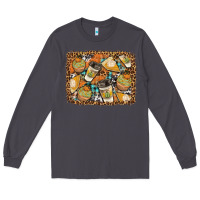 Smoke autumn distressed background Long Sleeve Tee - BundleAndBundleShop