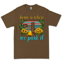 Cacao home is where we park it Premium Tee - Artiststas