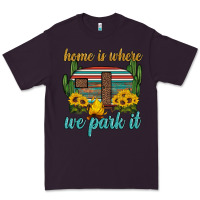 Plum home is where we park it Premium Tee - Artiststas