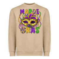 Mushroom mardi gras mask Heavyweight Sweatshirt - LillyAllenDesigns