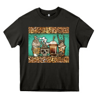 Asphalt skeleton coffee cups Heavy Core Tee - Jasminsmagicworld