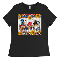 Black hockey gnomes Ladies Tee - AdoDesignShop