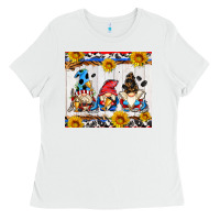 White hockey gnomes Ladies Tee - AdoDesignShop