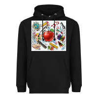 Black school elements tumbler Heavyweight Hoodie - CowGirlArtShop