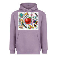 Lavender school elements tumbler Heavyweight Hoodie - CowGirlArtShop