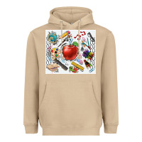 Mushroom school elements tumbler Heavyweight Hoodie - CowGirlArtShop