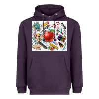 Plum school elements tumbler Heavyweight Hoodie - CowGirlArtShop