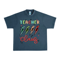 Midnight Navy teacher claus Urban Heavy Tee - MaliasSmallBusiness