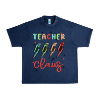 Navy teacher claus Urban Heavy Tee - MaliasSmallBusiness