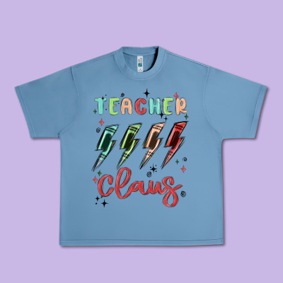 Teacher Claus Urban Heavy Tee Designed By Maliassmallbusiness