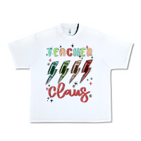 White teacher claus Urban Heavy Tee - MaliasSmallBusiness