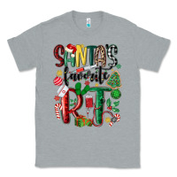 Heather Grey santas favorite rt nurse Classic Tee - MaliasSmallBusiness