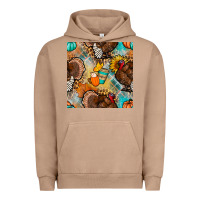 Thanksgiving Turkey Seamless Pattern Urban Hoodie | Teevron