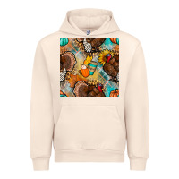 Sandshell thanksgiving turkey seamless pattern Urban Hoodie - BundleAndBundleShop