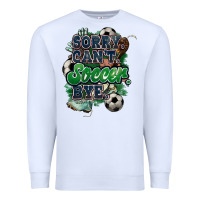 White Sorry can't Soccer bye Premium Sweatshirt - HowdyJamesFarm