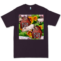 Plum Mama And Baby Pig Premium Tee - BundleAndBundleShop